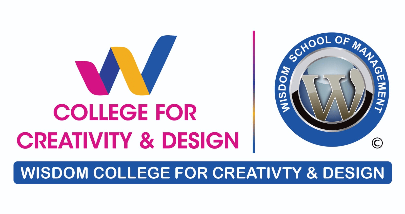 Wisdom College for Creativity and Design logo
