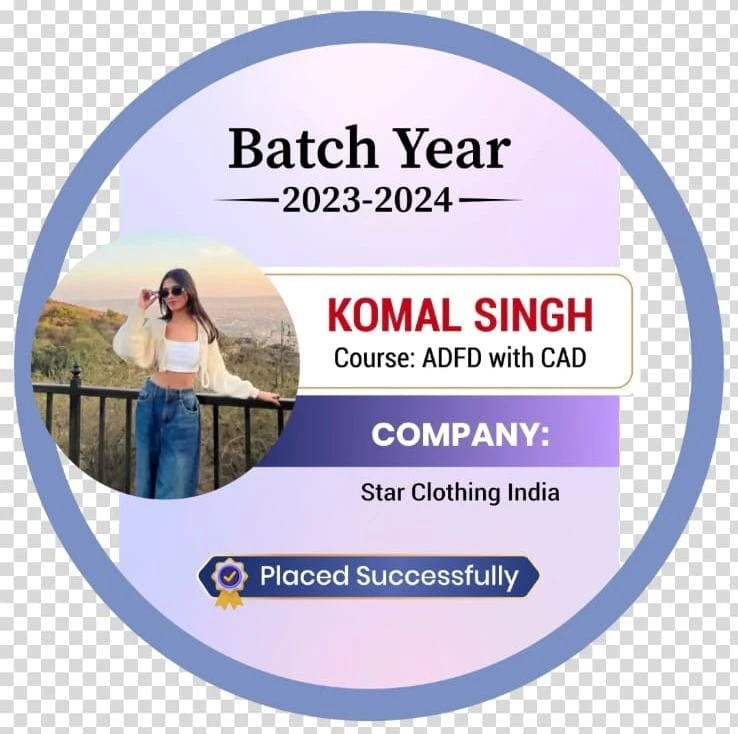 Komal Singh, placed at Star Clothing India